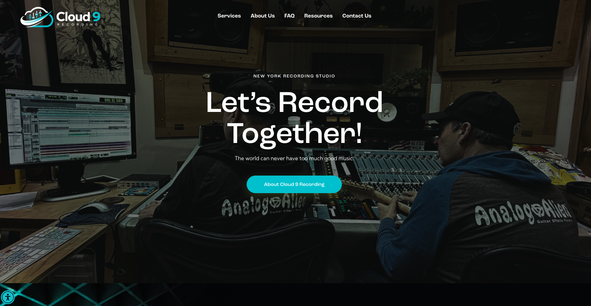 Cloud 9 Recording website