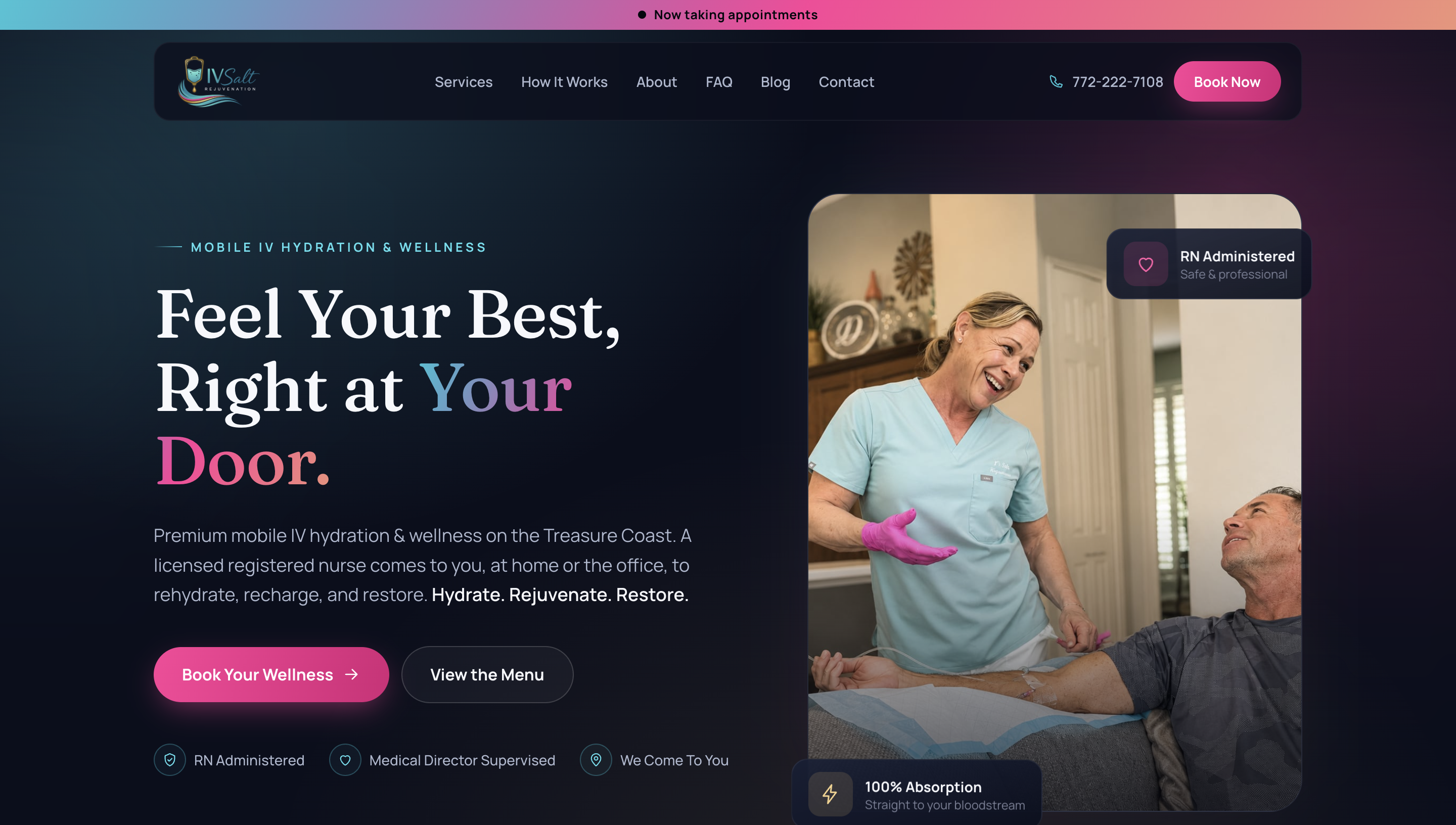 IV Salt Rejuvenation website