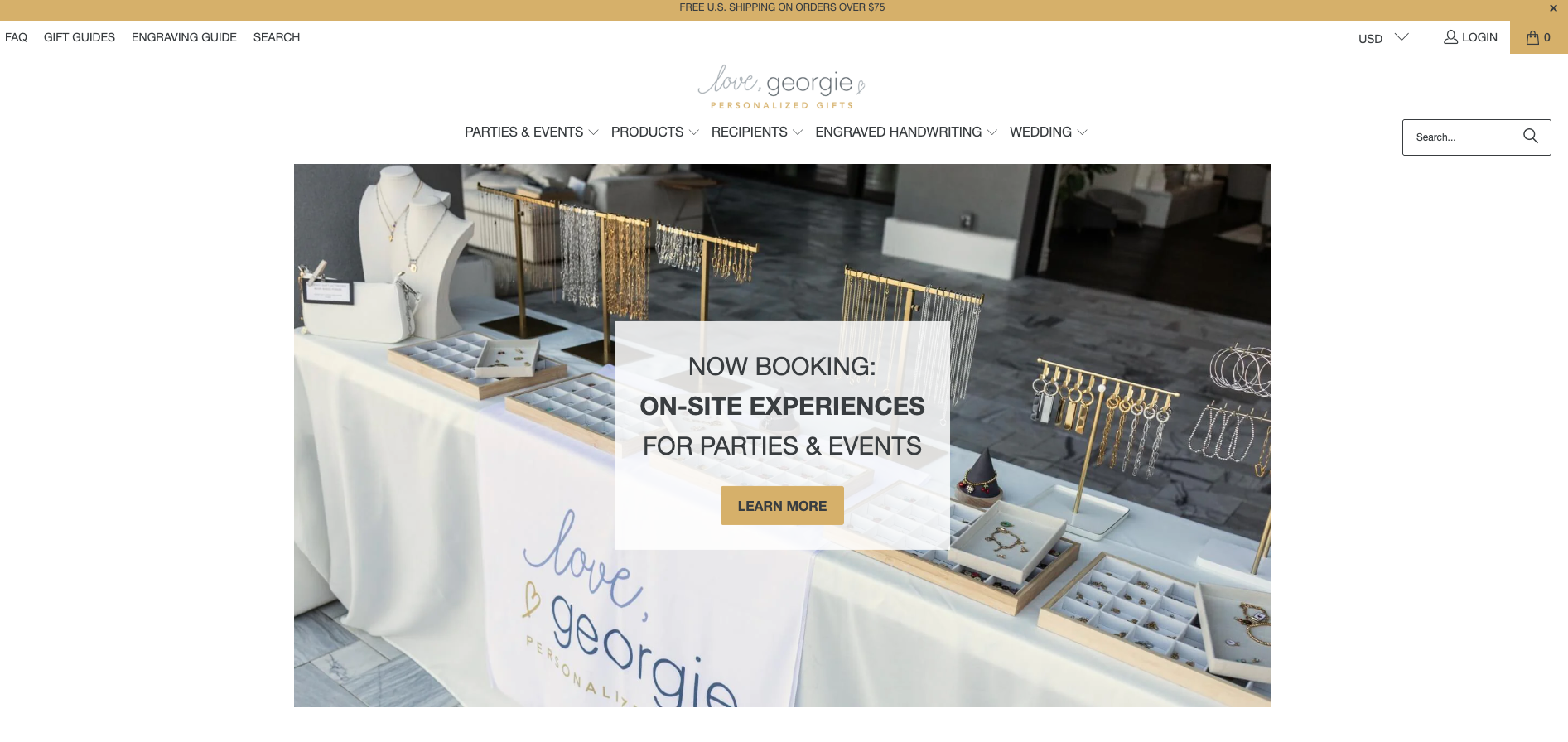 Love, Georgie website